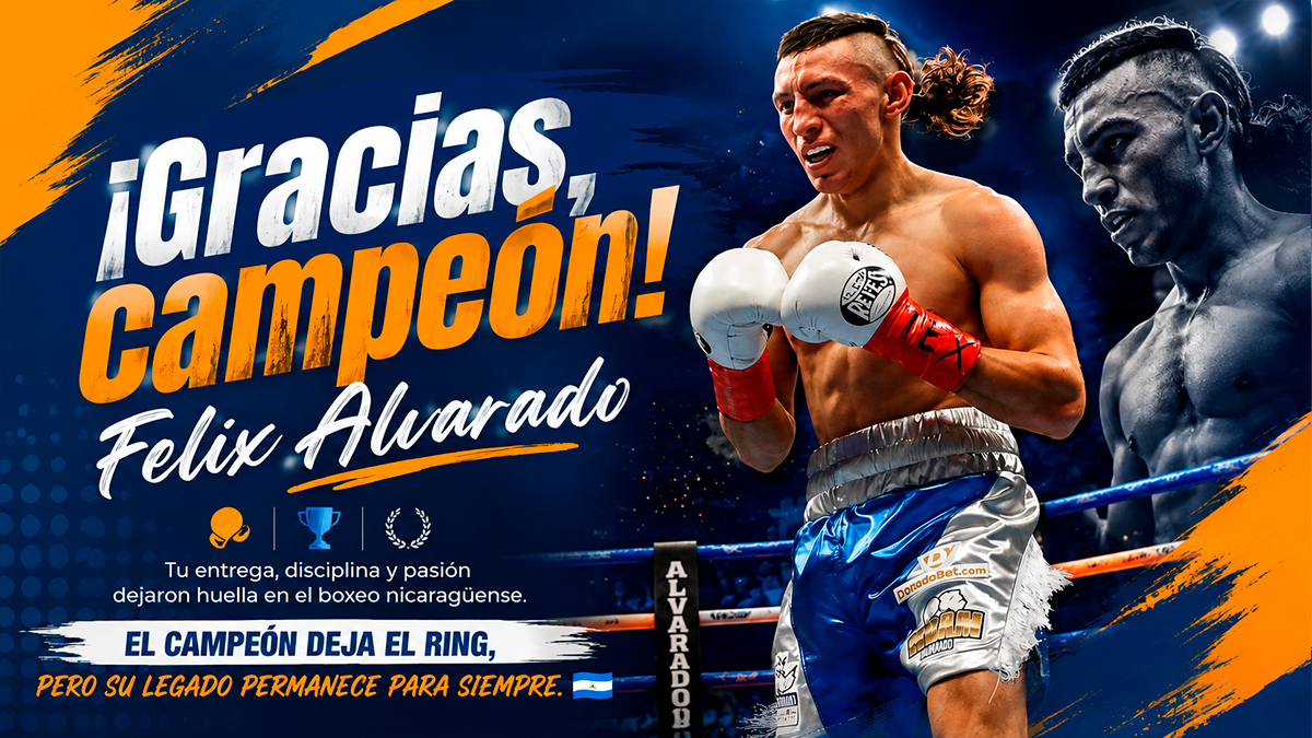 Gracias campeón Felix Alvarado